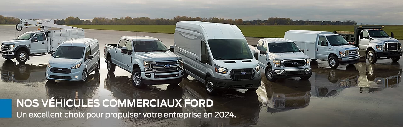 Ford 2024 : des véhicules commerciaux pour votre entreprise